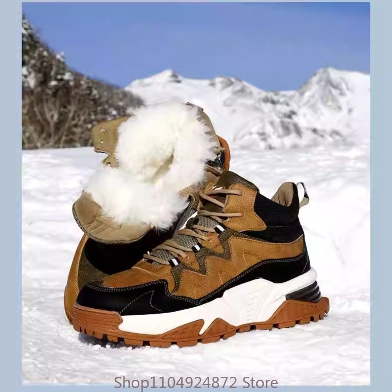 Men'S Shoes Top Brands - Chaussures chaudes d'hiver en laine et
