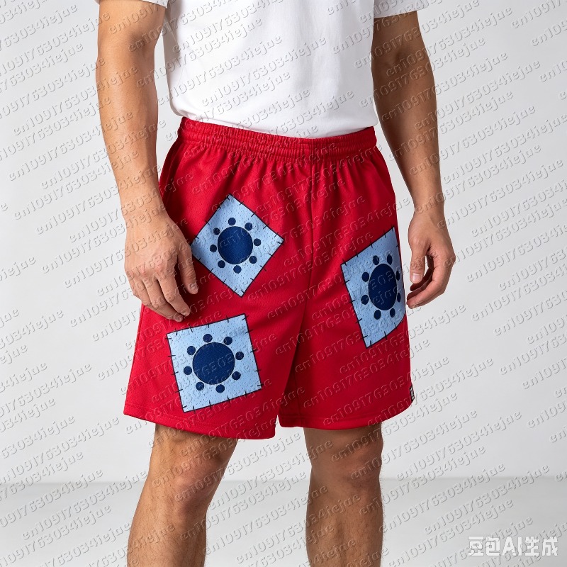 Men Shoes Joggers - Shorts en maille Anime 2026 pour