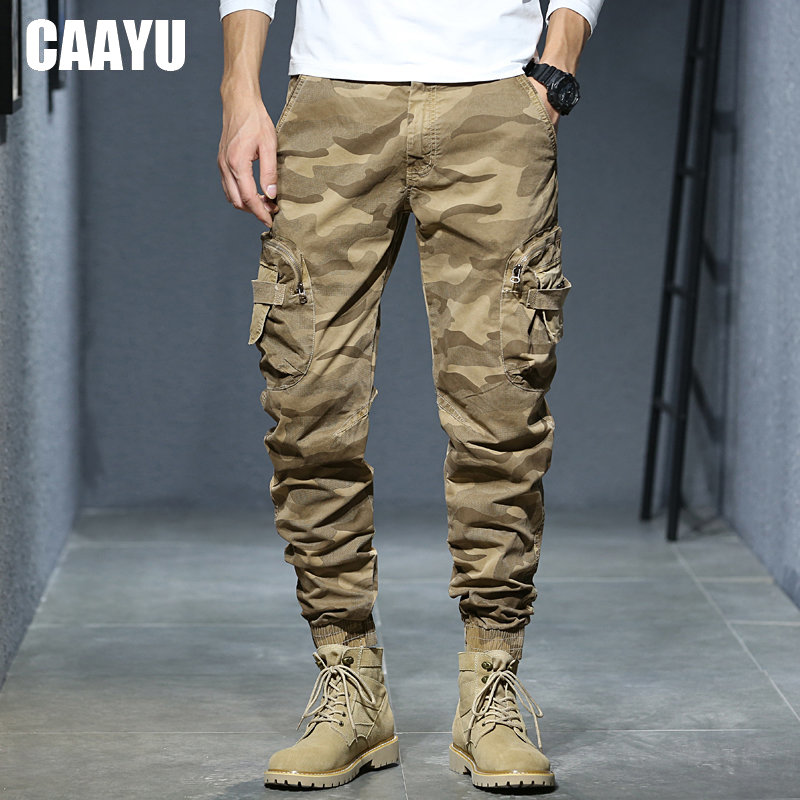 Men Shoes Joggers - CAAYU Joggers Cargo pantalon hommes décontracté
