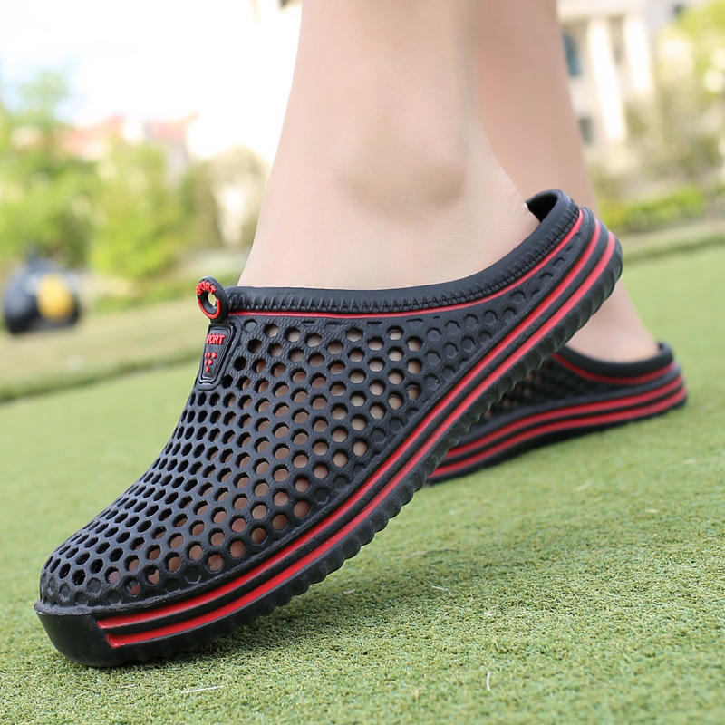 Sport Slide Men - Claquettes de sport pour hommes, lignes