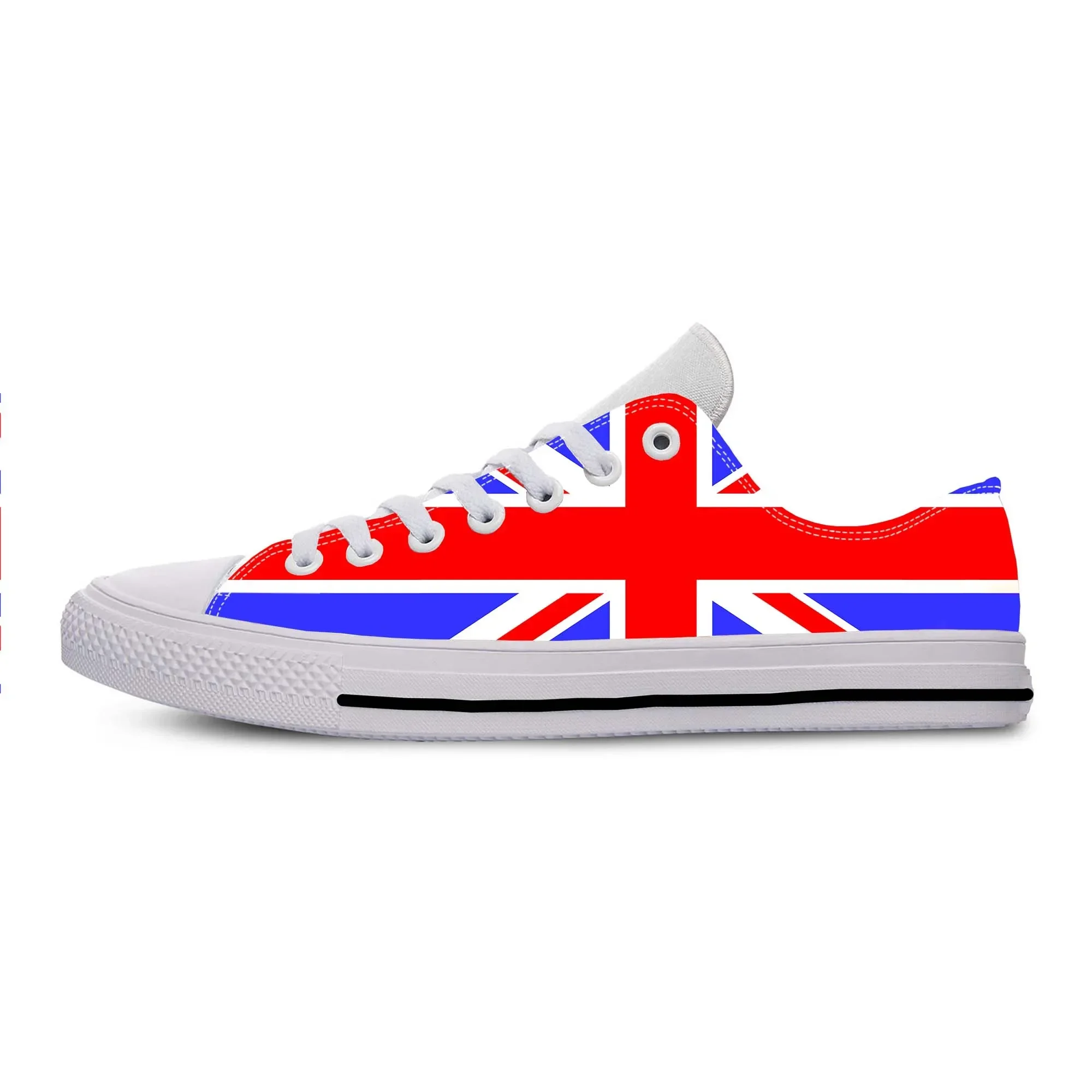 Men Shoes Uk - Chaussures en tissu décontractées avec drapeau