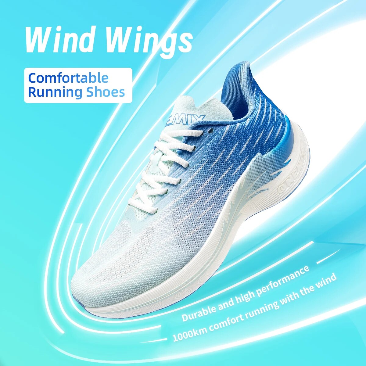 Men'S Shoes Half Cut - Onemix-Chaussures de course légères et respirantes