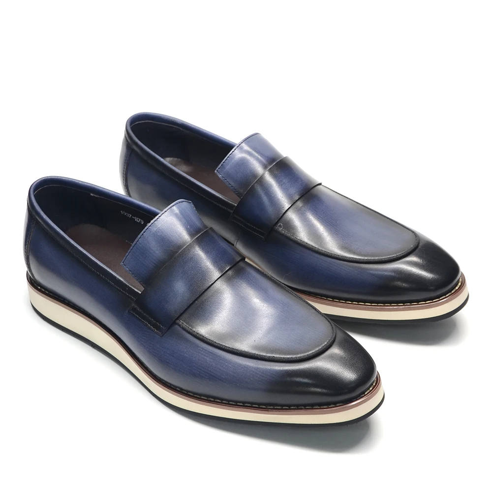 Men Shoes Boss - Mocassins Penny de Luxe pour Hommes,