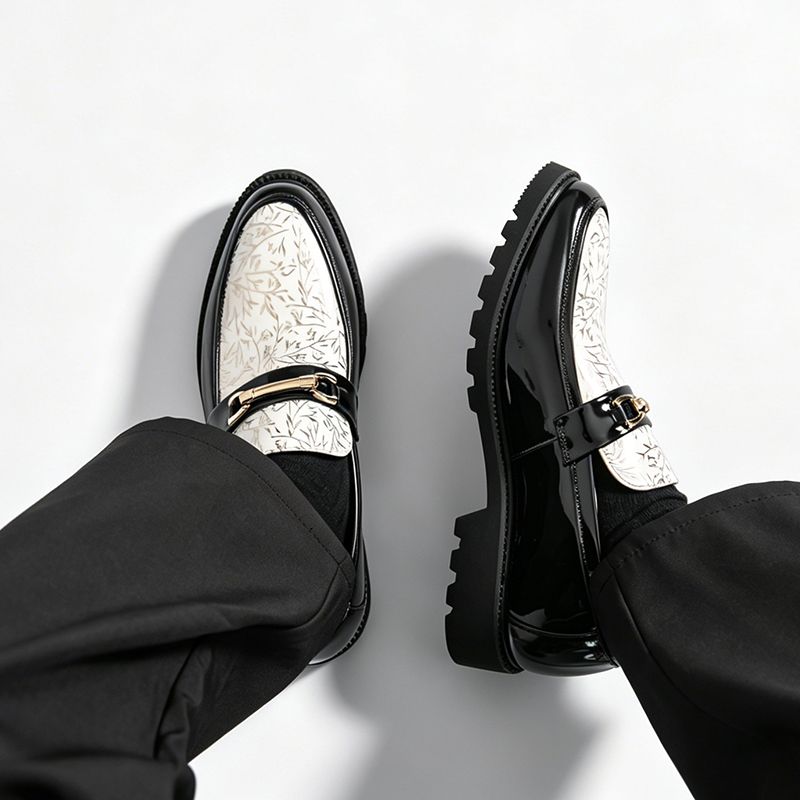 Mocassins pour hommes bicolore - Men Shoes Boss avis et prix