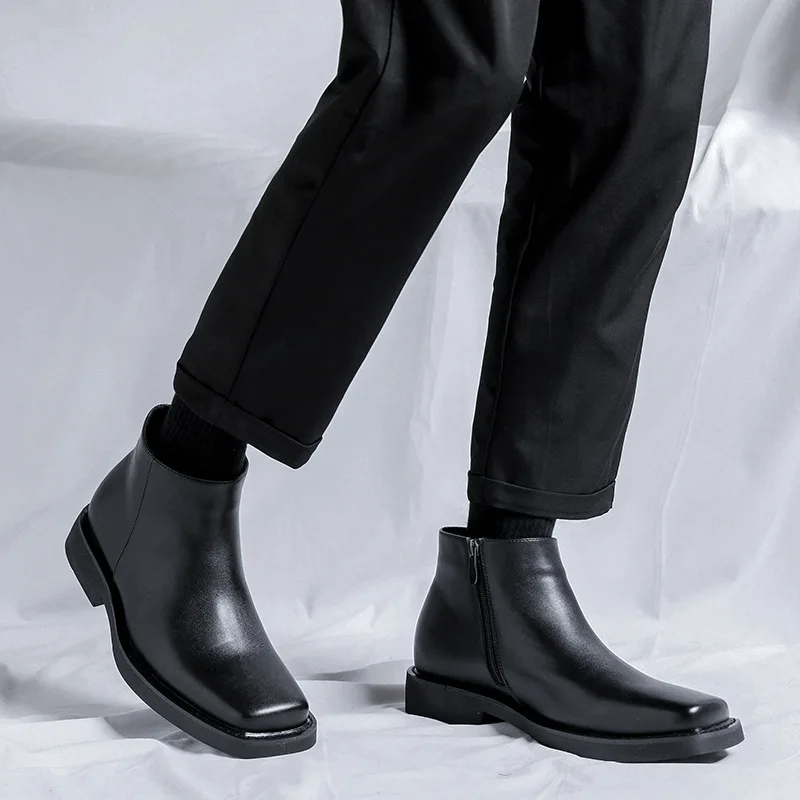 Noir nouvelle mode hommes chau - Men'S Shoes Top Brands avis et prix