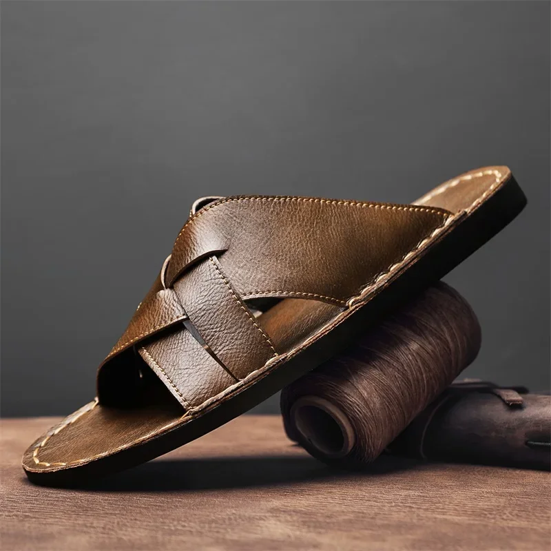 Sandales décontractées en cuir - Men'S Shoes Top Brands avis et prix