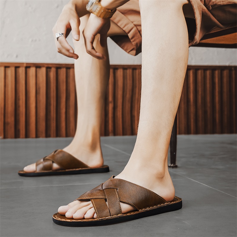 Sandales décontractées en cuir - Men'S Shoes Top Brands avis et prix