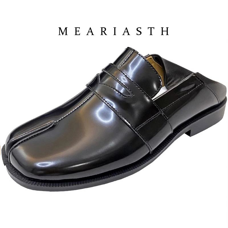 Mocassins Tabi noirs en cuir v - Men'S Shoes Top Brands avis et prix