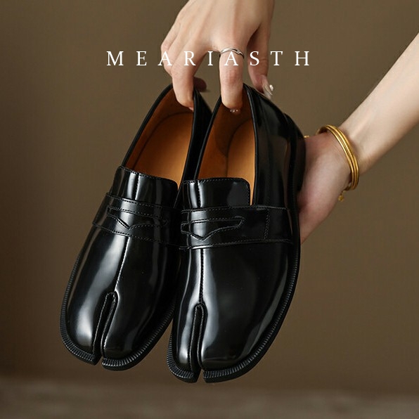 Mocassins Tabi noirs en cuir v - Men'S Shoes Top Brands avis et prix