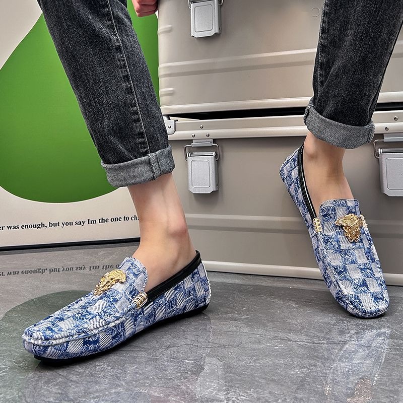 Taille 38-48 luxe à carreaux s - Men'S Shoes Drivers avis et prix