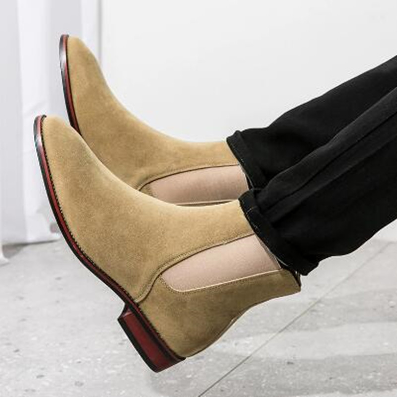 Bottes Chelsea en daim véritab - Men'S Shoes Top Brands avis et prix